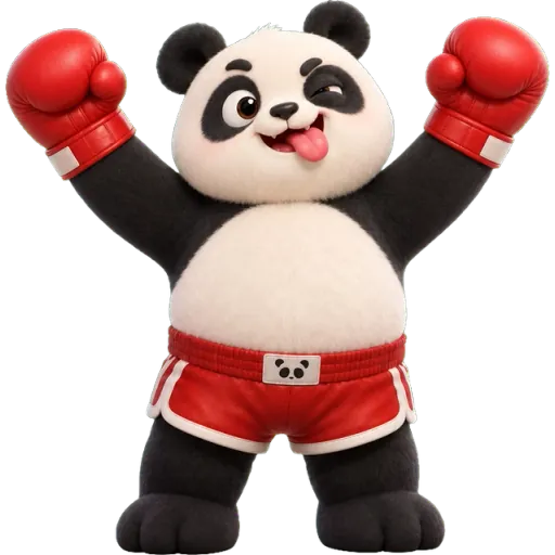 Panda, a toy ragdoll from the game